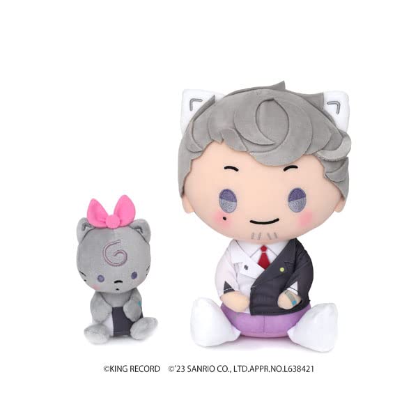 Hypnosismic -Division Rap Battle- Sanrio Nakayoku Edit Plush Set Amaguni Hitoya x Nya-ni-nyu-nye-nyon