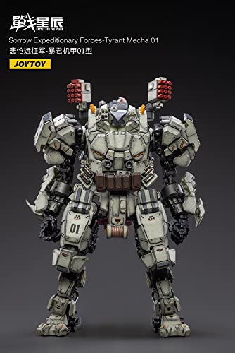 JOYTOY Battle for the Stars Sorrow Expeditionary Forces Tyrant Mecha 01 With Pilot 1/18 Scale Figure Set