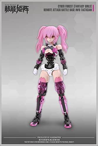 NUKE MATRIX "CYBER FOREST FANTASY GIRLS" REMOTE ATTACK BATTLE BASE INFO TACTICIAN PLASTIC MODEL KIT