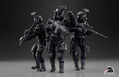DRAGON HORSE DH-S001 SCP FOUNDATION SERIES MTF ALPHA-1 "RED RIGHT HAND" 1/12 SCALE ACTION FIGURE