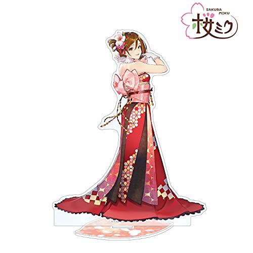 "Hatsune Miku" Sakura Miku Original Illustration Art by Shirabii Big Acrylic Stand MEIKO