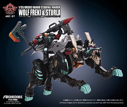 TOYS ALLIANCE LIMITED ARC-07 "ARCHE-YMIRUS" 1/35 SCALE URSUS GUARD STARFALL RAIDER WOLF FREKI & STURLA