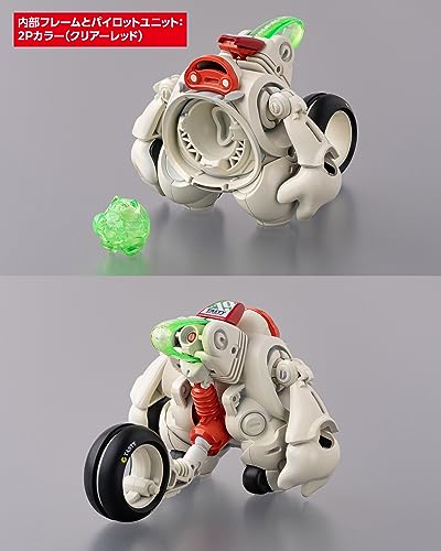 Kumamaru Racoon 2P Color (Clear Red)