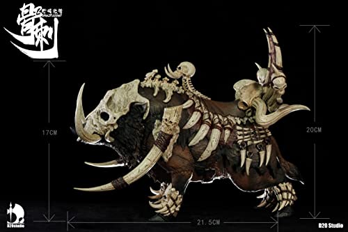 D20studio BATTLE BOAR BONESTABBER (BROWN) 1/12 SCALE ACTION FIGURE