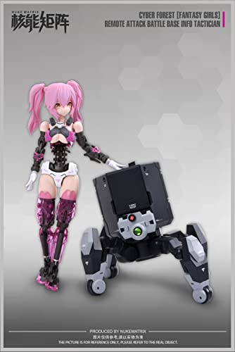 NUKE MATRIX "CYBER FOREST FANTASY GIRLS" REMOTE ATTACK BATTLE BASE INFO TACTICIAN PLASTIC MODEL KIT