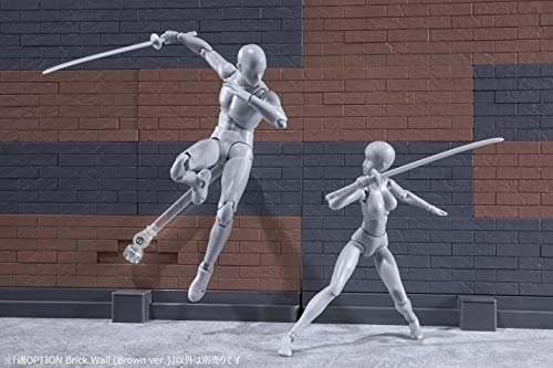 Brick Wall (Brown ver. version) Tamashii Option - Bandai