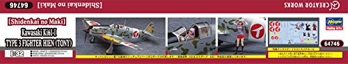 Kawasaki Ki61-I Type 3 Fighter Hien - 1/32 scale - Creator Works Shidenkai no Maki - Hasegawa
