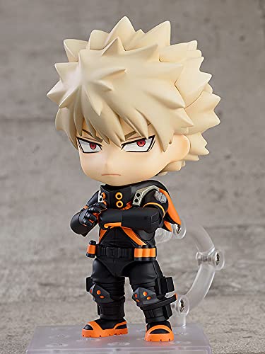 "My Hero Academia The Movie World Heroes' Mission" Nendoroid #1692 Bakugo Katsuki Stealth Suit Ver.