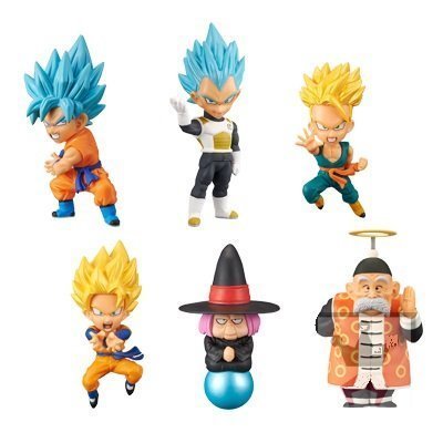 Full Set of 6  Dragon Ball Super World Collectable Figure Vol.3