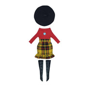 【Cross World Connections】Produced by Junie Moon Dear Darling Fashion for Dolls Sandy Rose Dress Set (22cm) Yellow Skirt