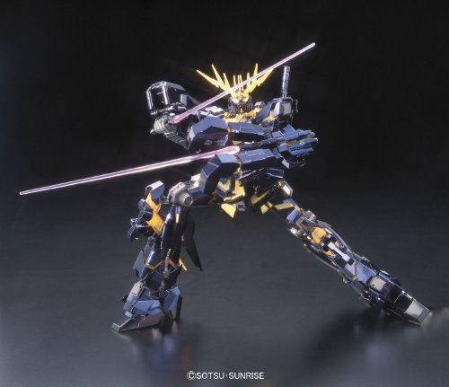 RX-0 Unicorn Gundam \Banshee\ (Titanium Finish version) - 1/100 scale - MG Kidou Senshi Gundam UC - Bandai