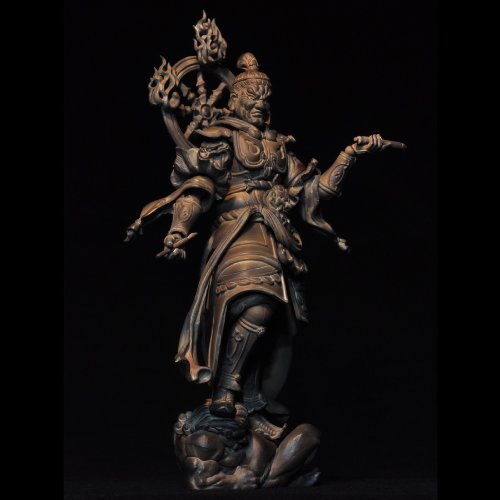 Komoku-ten (Wood Ver. version) Revoltech Takeya - Kaiyodo