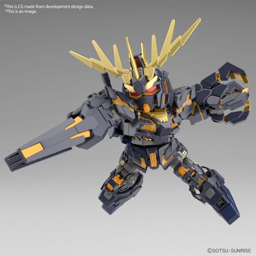 SD Gundam Cross Silhouette "Mobile Suit Gundam Unicorn" Unicorn Gundam 2 Banshee & Banshee Norn Parts Set
