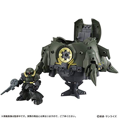 Apsaras II & MS-06 Zaku II Kidou Senshi Gundam Mobile Suit Ensemble Kidou Senshi Gundam: Dai 08 MS Shotai - Bandai