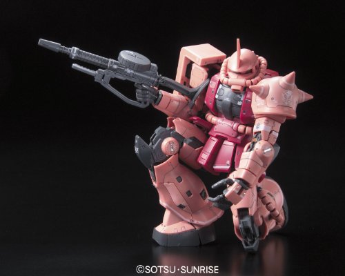 MS-06S Zaku II Commander Type Char Aznable Custom - 1/144 scale - RG (#02) Kidou Senshi Gundam - Bandai