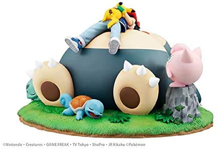 Monstres de poche / Pokémon - G.E.M. Série Nap avec Snorlax / Kabigon (MegaHouse)