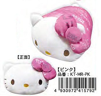 "Hello Kitty" Premium Mocchiri Roll Cushion Pink