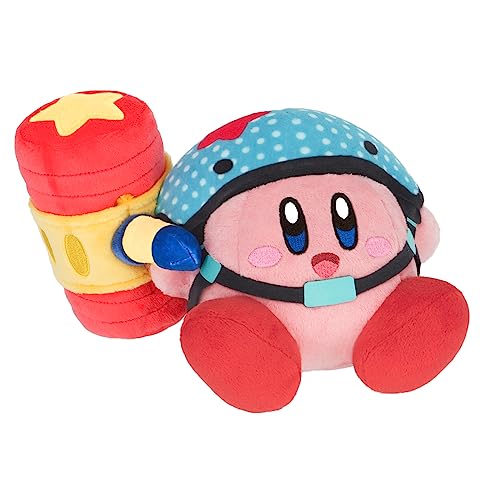 "Kirby and the Forgotten Land" Plush Toy Hammer Kirby (S Size)