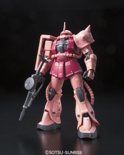 MS-06S Zaku II Commander Type Char Aznable Custom - 1/144 scale - RG (#02) Kidou Senshi Gundam - Bandai
