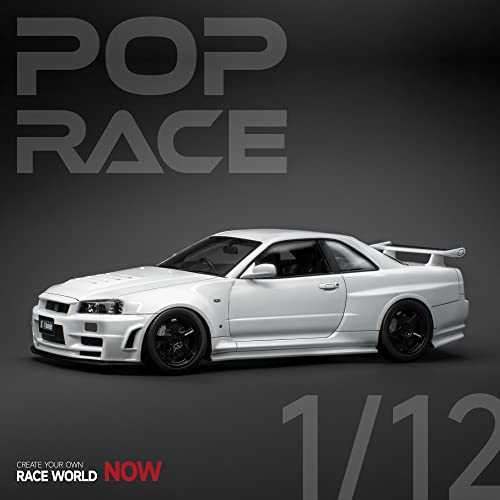 1/12 Nissan R34 GT-R Z-tune White (with RB26 Engine)