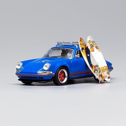 1/64 SINGER 964 BLUE WITH WAKEBOARD