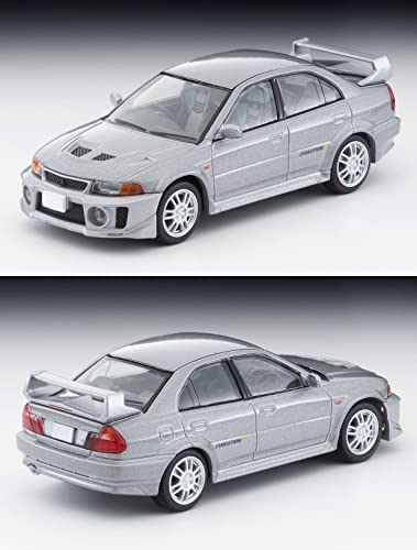 1/64 Scale Tomica Limited Vintage NEO TLV-N187d Mitsubishi Lancer GSR Evolution V (Silver)