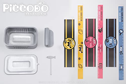 PICCODO ACTION DOLL FISH CAN STORAGE CASE