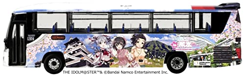 The Bus Collection Kyushu Sanko Bus "The Idolmaster Cinderella Girls" in Kumamoto Wrapping Bus