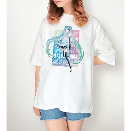 Hatsune Miku Hatsune Miku V3 Ani-Art Vol. 3 Big Silhouette T-shirt (Unisex L Size)