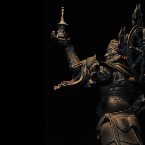 Tamon-ten (Wood Ver. version) Revoltech Takeya - Kaiyodo