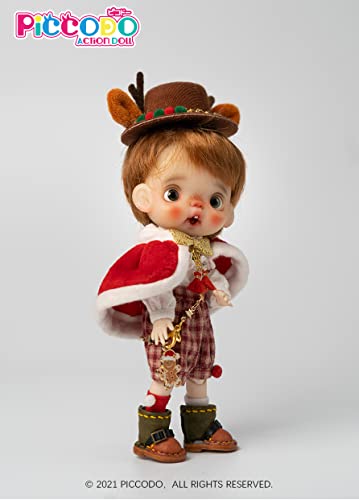 PICCODO ACTION DOLL CHRISTMAS DOLL OUTFIT SET "GINGER COOKIE REINDEER"