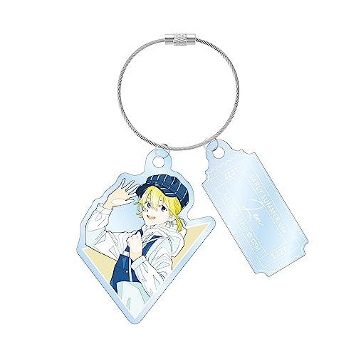Piapro Characters Original Illustration Kagamine Len Early Summer Outing Ver. Art by Rei Kato Twin Wire Acrylic Key Chain