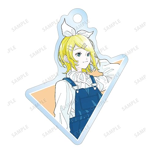 Piapro Characters Original Illustration Kagamine Rin Early Summer Outing Ver. Art by Rei Kato Twin Wire Acrylic Key Chain