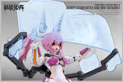 NUKE MATRIX "CYBER FOREST FANTASY GIRLS" REMOTE ATTACK BATTLE BASE INFO TACTICIAN PLASTIC MODEL KIT