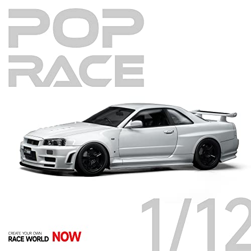 1/12 Nissan R34 GT-R Z-tune White (with RB26 Engine)