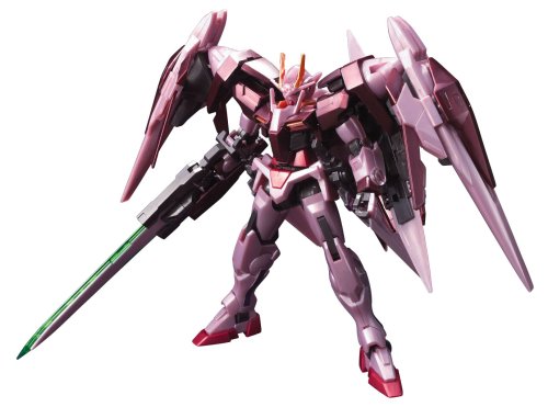 GN-0000 00 Gundam GNR-010 0 Raiser (Trans-Am Mode version) - 1/144 scale - HG00 (#42) Kidou Senshi Gundam 00 - Bandai