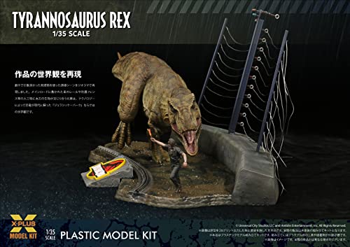 1/35 Scale "Jurassic Park" Tyrannosaurus Rex Plastic Model Kit