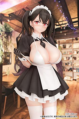 POPQN Original Illustration High Hourly Wage Maid Cafe Clerk