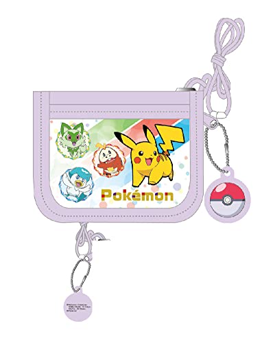 "Pokemon" RF Wallet Purple PM-3923-PUR