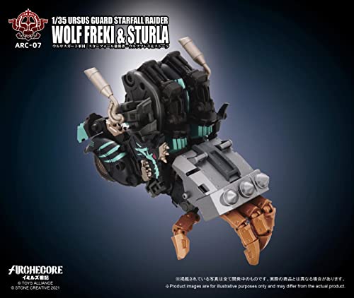 TOYS ALLIANCE LIMITED ARC-07 "ARCHE-YMIRUS" 1/35 SCALE URSUS GUARD STARFALL RAIDER WOLF FREKI & STURLA
