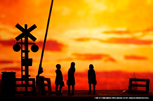 1/80 Scale Size Plastic Kit 2 Color Molding Plastic Kit Railroad Crossing