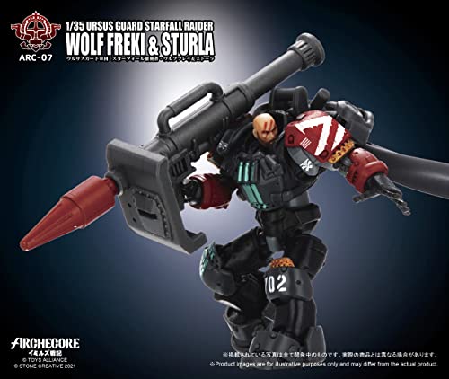 TOYS ALLIANCE LIMITED ARC-07 "ARCHE-YMIRUS" 1/35 SCALE URSUS GUARD STARFALL RAIDER WOLF FREKI & STURLA