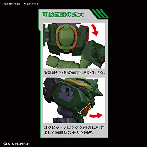 MS-06FZ ZAKU II KAI-1/100 Scale-Re / 100 Kidou Senshi Gundam 0080 Pocket No Naka No Sensou-Bandai Espíritu