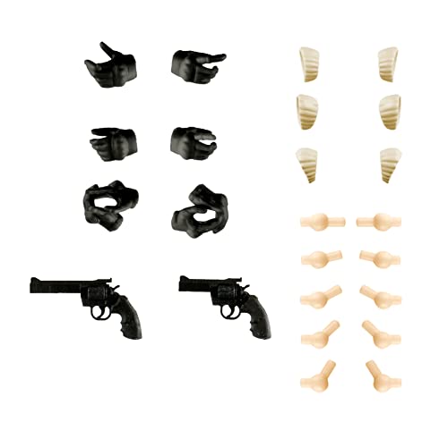 LittleArmory <LAOP13> Tactical Gloves for Sousai Shojo Teien 2 Revolver Set (Black)