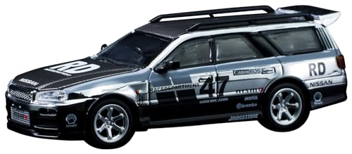 1/64 Nissan Stagea Chrome Silver