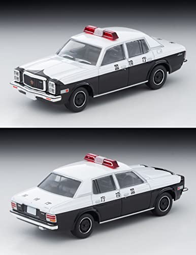 1/64 Scale Tomica Limited Vintage NEO TLV-N26b Mazda Luce Legato 4-door Sedan Police Car (Metropolitan Police Department)
