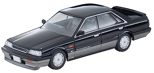 1/64 Scale Tomica Limited Vintage NEO TLV-N301b Nissan Skyline 4-door HT GTS Twin Cam 24V (Black / Silver) 1987