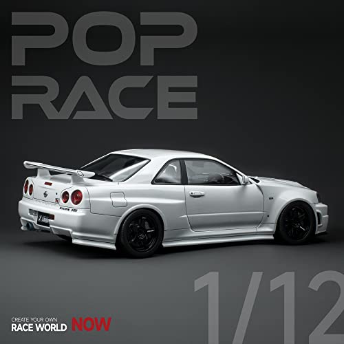 1/12 Nissan R34 GT-R Z-tune White (with RB26 Engine)