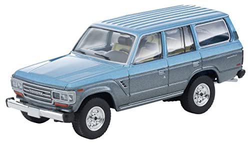 1/64 Scale Tomica Limited Vintage NEO TLV-268a Toyota Land Cruiser 60 North America Ver. (Light Blue / Gray) 1988