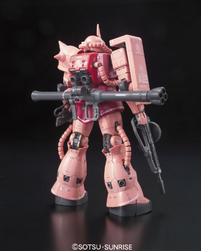 MS-06S Zaku II Commander Type Char Aznable Custom - 1/144 scale - RG (#02) Kidou Senshi Gundam - Bandai